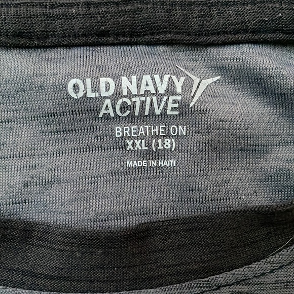 Old Navy Breathe ON Go-Dry Built-In Flex Color-Blocked Tee for Boys Size XXL - Picture 2 of 3